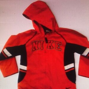 Nike Kids Red and Black Jacket